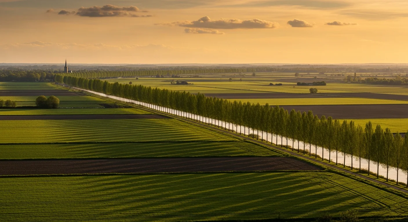 Niederrhein-Landschaft — Liefergebiet rund um Wesel